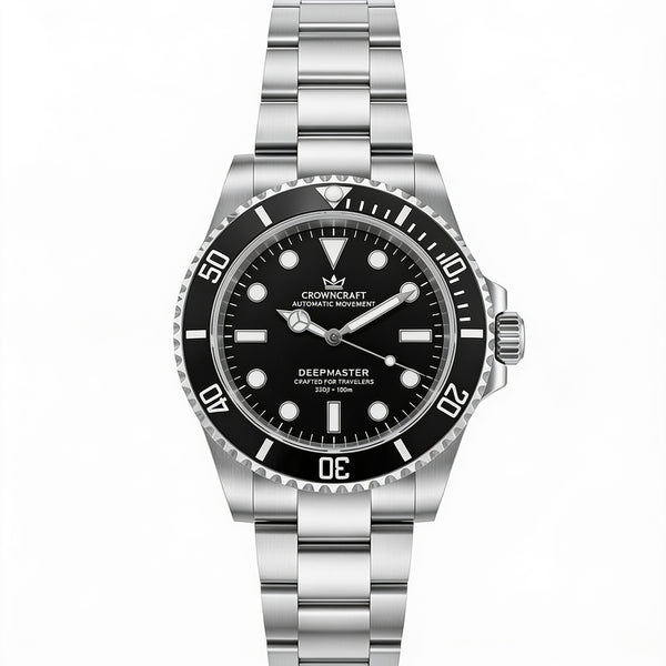CrownCraft DEEPMASTER automatic diver watch with NH35A movement