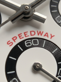 CrownCraft SPEEDWAY VK63 chronograph watch caseback