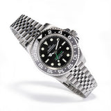 CrownCraft MERIDIAN-GMT dual-time watch side view