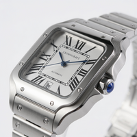 CrownCraft BELMONT square stainless steel case side view