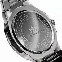 FATHOM worn with shirt cuff - CrownCraft quartz diver watch