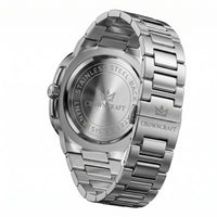 FATHOM dial detail - CrownCraft quartz diver watch