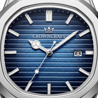 FATHOM bracelet detail - CrownCraft quartz diver watch