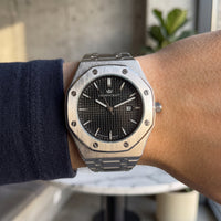 CrownCraft OCTANE quartz watch worn on wrist, ICONS collection