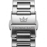 FATHOM caseback detail - CrownCraft quartz diver watch