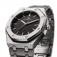 CrownCraft OCTANE stainless steel case and bracelet detail