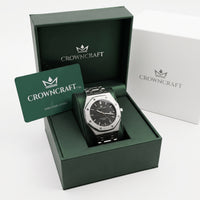 CrownCraft OCTANE watch unboxing and packaging, ICONS collection