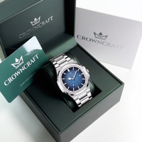 FATHOM packaging - CrownCraft quartz diver watch